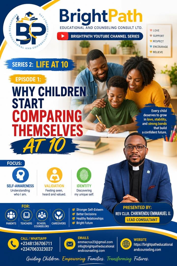 SERIES 2: LIFE AT 10. Episode 1: Why Children Start Comparing Themselves at 10