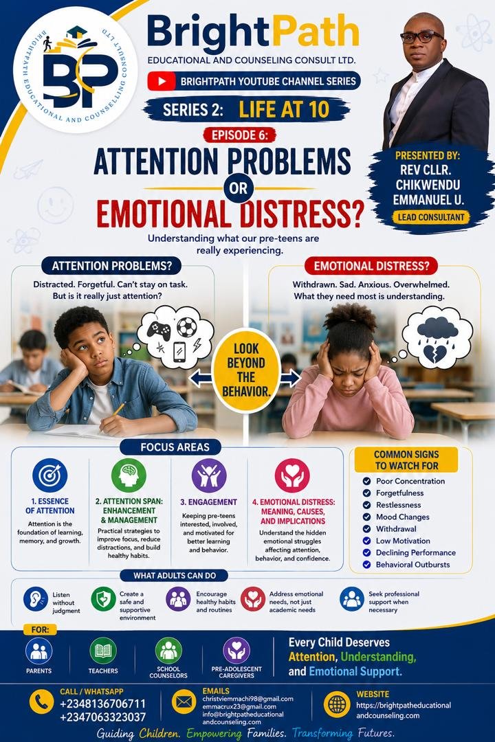 Life At 10, Episode 6: Attention Problems or Emotional Distress
