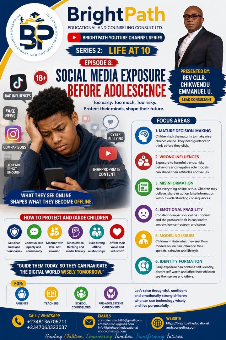 Life At 10, Episode 8: Social Media Exposure Before Adolescence