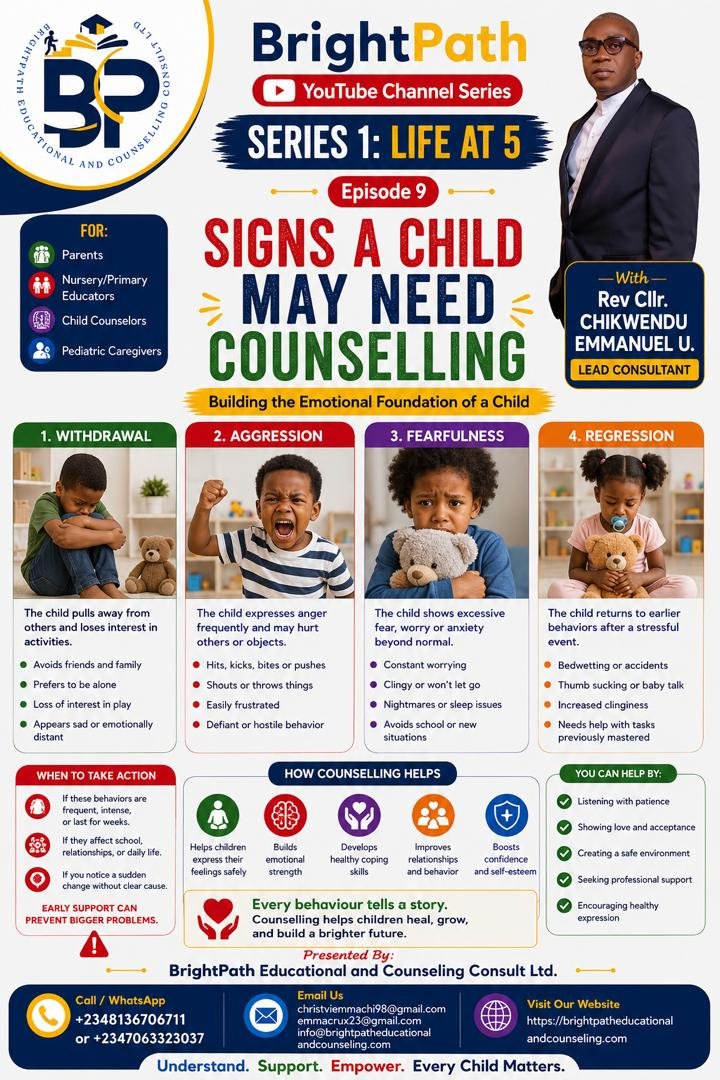 Episode 9: Signs a Child May Need Counseling