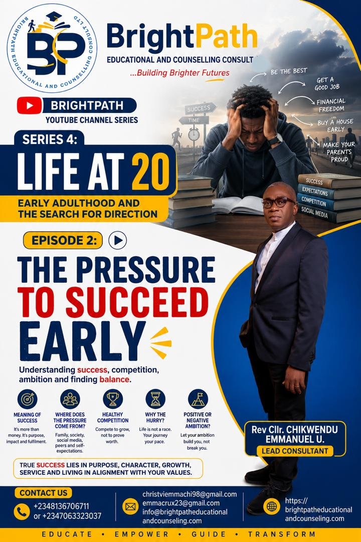 Life At 20, Episode 2: The Pressure to Succeed Early