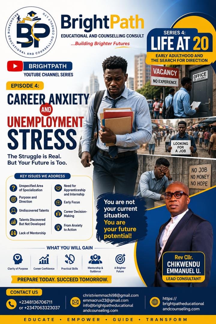 Life At 20, Episode 4: Career Anxiety and Unemployment Stress