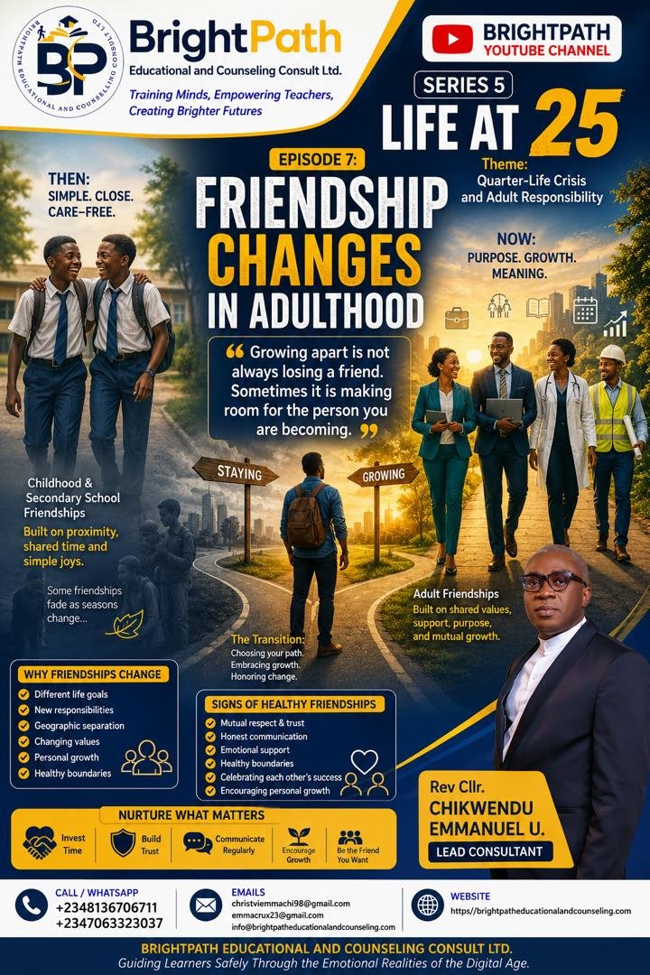 Life At 25, Episode 7: Friendship Changes in Adulthood
